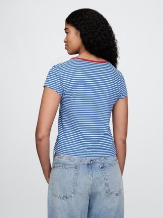 Pamuklu Jersey Bebek Tişörtü