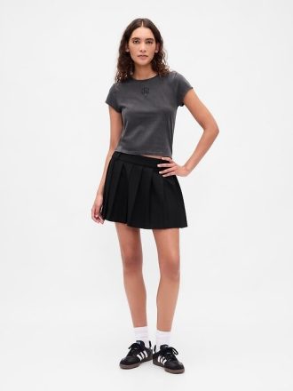 Pamuklu Jersey Kırpılmış Logolu Tişört