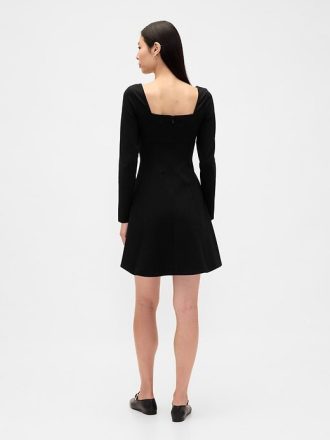 Ponte Sweetheart Dikişli Mini Elbise