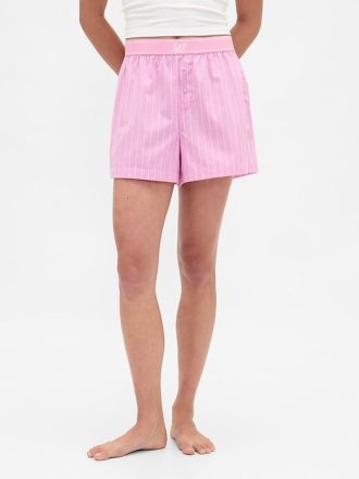 Poplin Logo PJ Boxer Şort