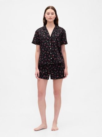 Poplin PJ Boxer Şort