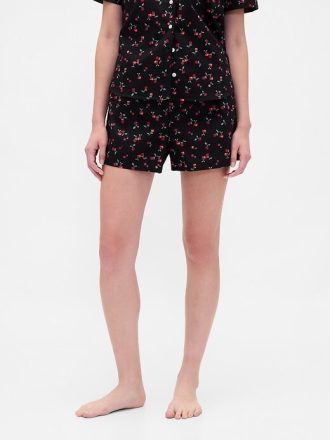 Poplin PJ Boxer Şort