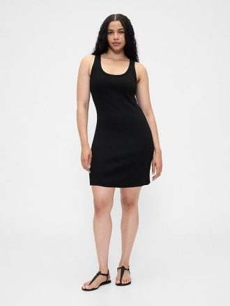 Rib Mini Tank Elbise