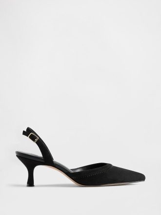 Slingback Kitten Topuklu Ayakkabılar
