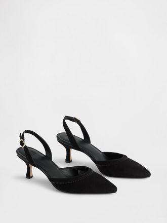 Slingback Kitten Topuklu Ayakkabılar