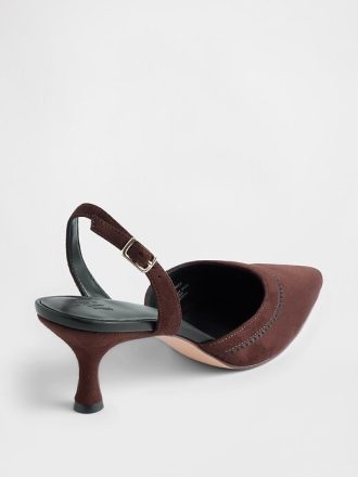Slingback Kitten Topuklu Ayakkabılar