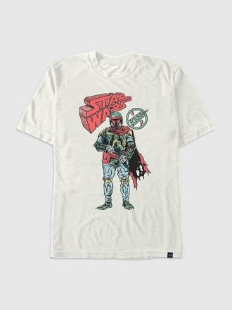 Star Wars Boba Fett Vintage Grafik Tişört