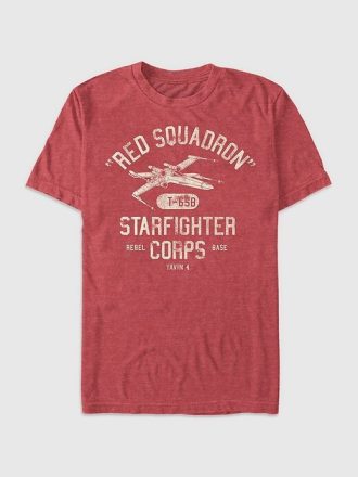 Star Wars Red Squadron Grafik Tişört