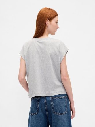 Supima® Pamuklu Rahat Kesim Tişört