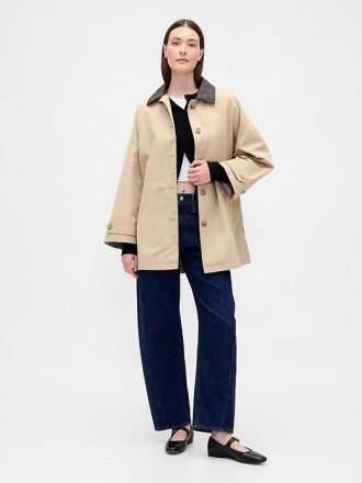 Twill Büyük Boy Trençkot