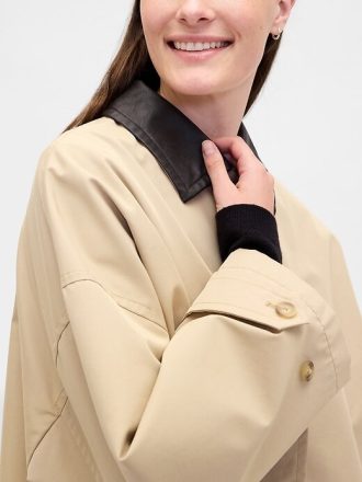 Twill Büyük Boy Trençkot