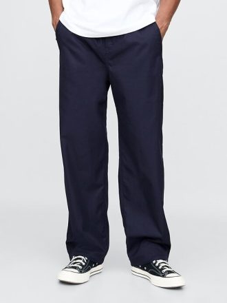 Twill Paraşüt Bol Pantolon