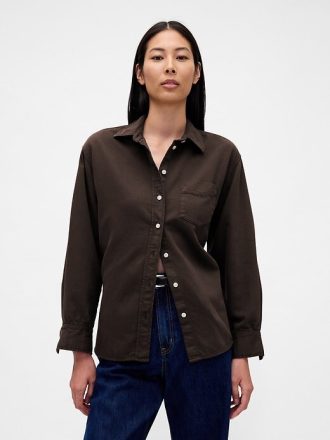 Ultrasoft Denim Büyük Gömlek