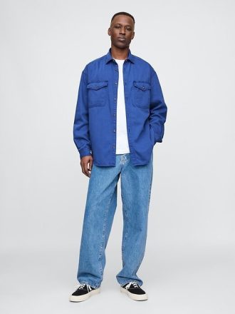 UltraSoft Denim Büyük Gömlek