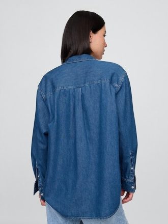 UltraSoft Denim Büyük Gömlek