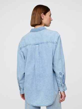 UltraSoft Denim Büyük Gömlek