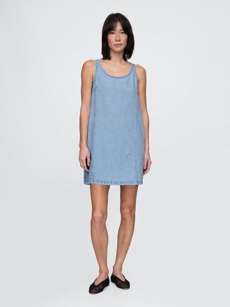 UltraSoft Denim Mini Elbise