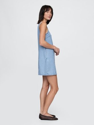UltraSoft Denim Mini Elbise