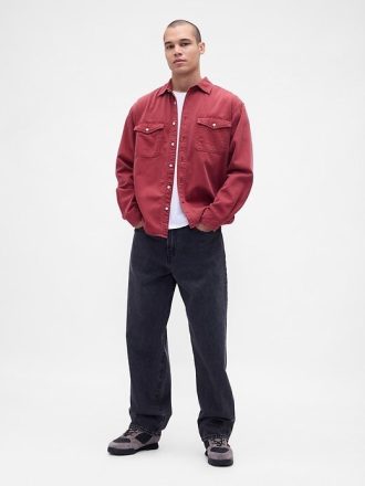 UltraSoft Denim Rahat Gömlek