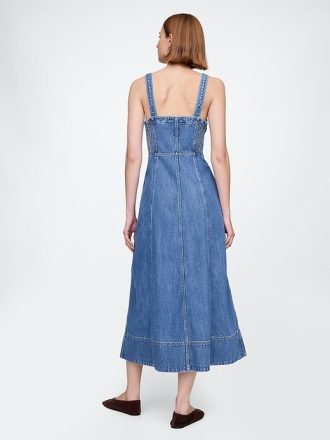 UltraSoft Denim Uzun Elbise