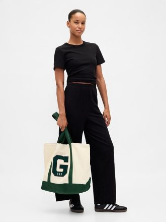 Varsity Logolu Tote Çanta