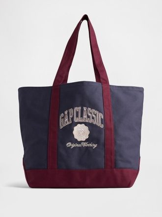 Varsity Logolu Tote Çanta