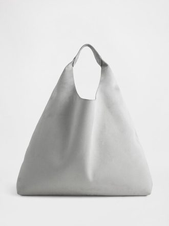Vegan Süet Bol Tote Çanta