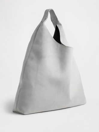 Vegan Süet Bol Tote Çanta