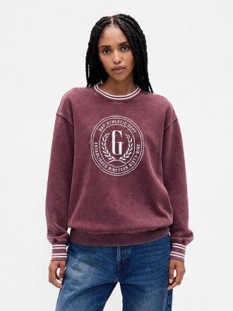 VintageSoft Büyük Boy Logo Sweatshirt