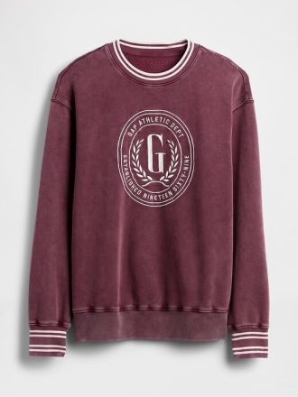 VintageSoft Büyük Boy Logo Sweatshirt