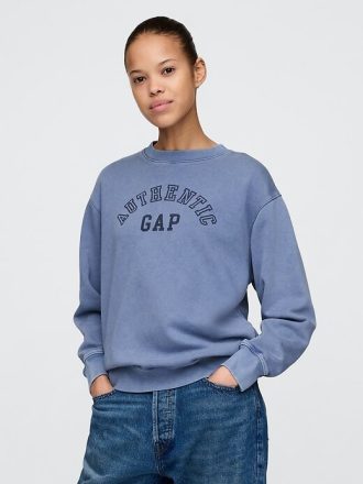 VintageSoft Gap Logolu Tunik Sweatshirt