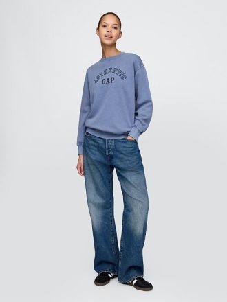 VintageSoft Gap Logolu Tunik Sweatshirt