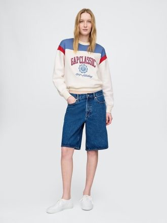 VintageSoft Gap Logolu Tunik Sweatshirt