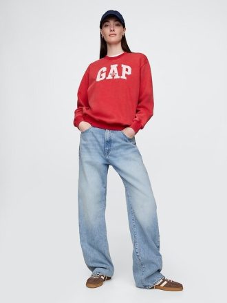 VintageSoft Gap Logolu Tunik Sweatshirt