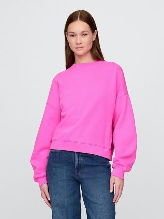 VintageSoft Kamalı Yuvarlak Yaka Sweatshirt