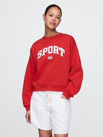 VintageSoft Kamalı Yuvarlak Yaka Sweatshirt