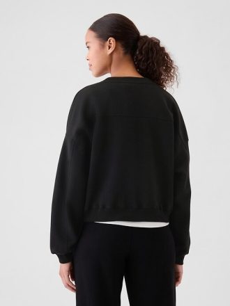 VintageSoft Kamalı Yuvarlak Yaka Sweatshirt
