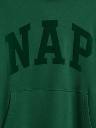 VintageSoft NAP Logolu Kapüşonlu Üst